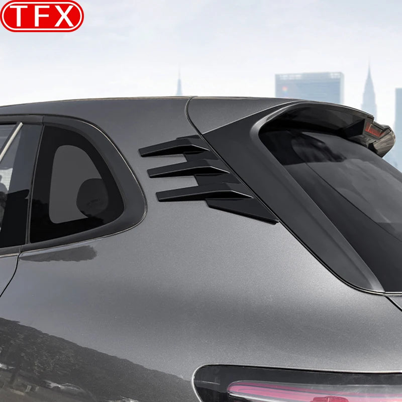 Geely EX5 / Galaxy E5 Rear Window Wind Blade – Sports Louver Wing Modification (2024–2026) - Bright black