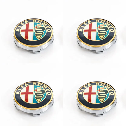 Alfa Romeo 4C 159 Spider Giulietta 56mm Car Wheel Center Hub Cap 4Pcs