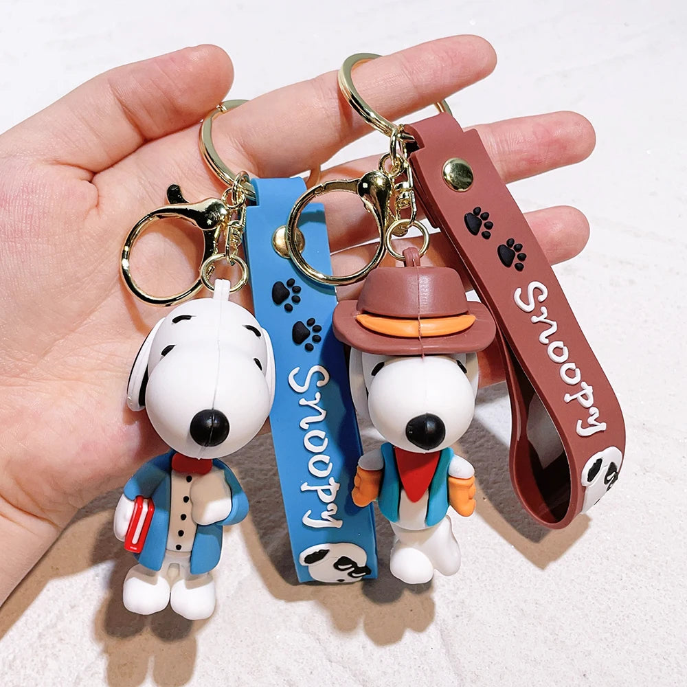 Snoopy & Charlie Keychain – Cute Bag Pendant & Car Key Ring