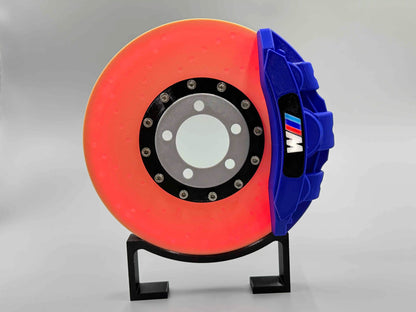 Car Brake Disc LED Light – Rotating Car Wheel Hub Ambient Lamp - BMWM / Red Caliper