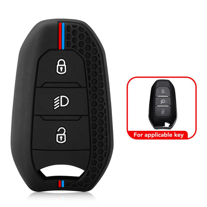 Peugeot & Citroen Silicone Key Cover — 3008, 308, C3, C4