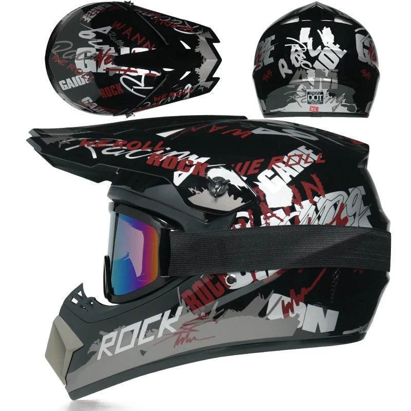 Kids Off-Road Motorcycle Helmet - 41 / L