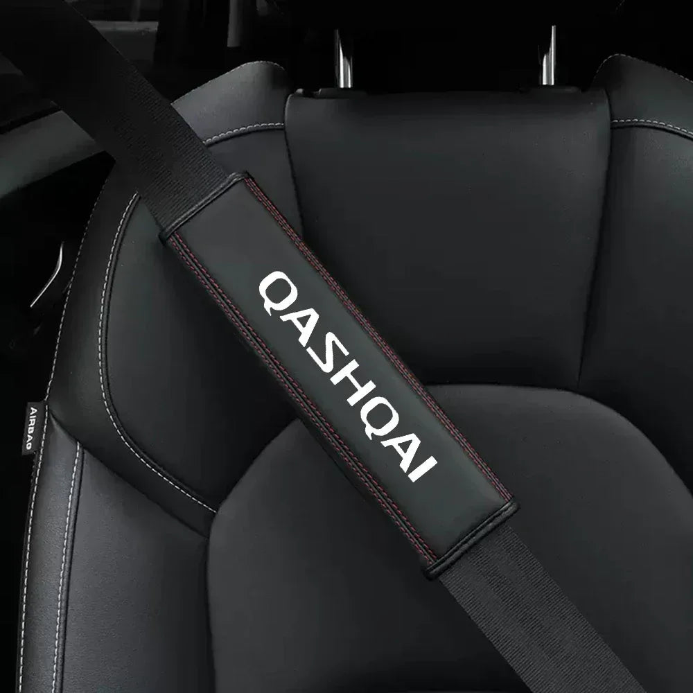 Nissan Qashqai Leather Seat Belt Shoulder Pad - 
