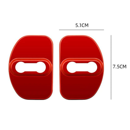 4pcs Stainless Steel Door Lock Covers Renault Scenic Laguna Captur