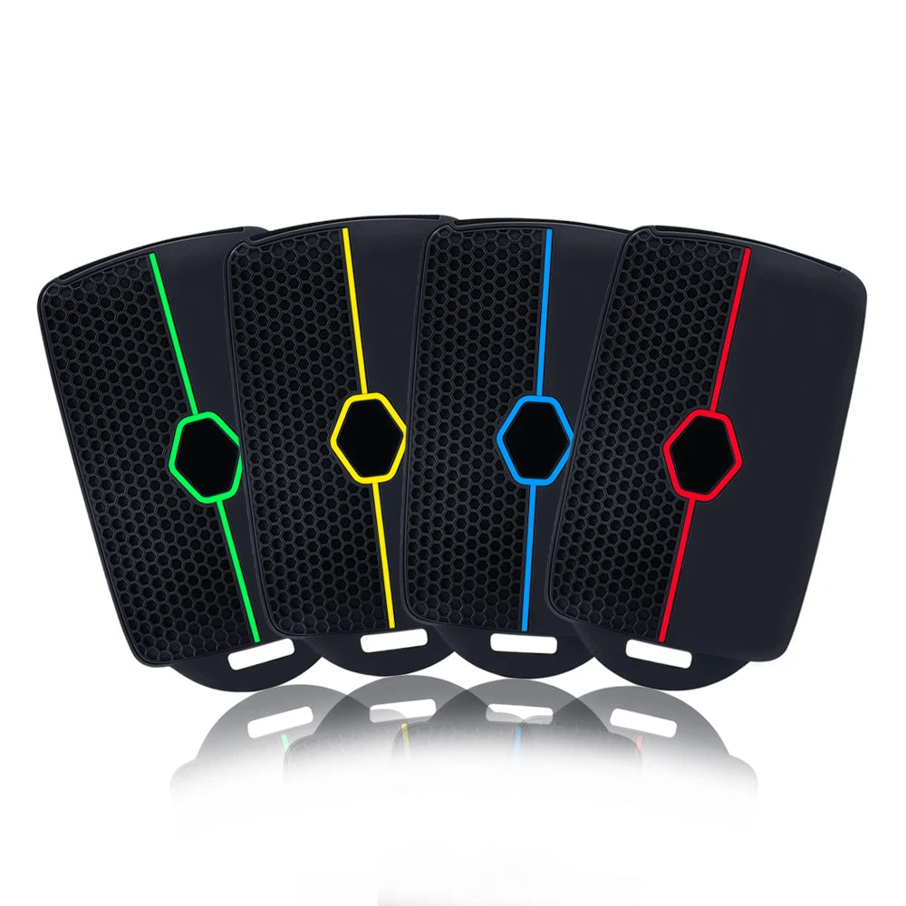 Renault & Dacia Key Cover with Colour Line — Clio, Captur, Logan