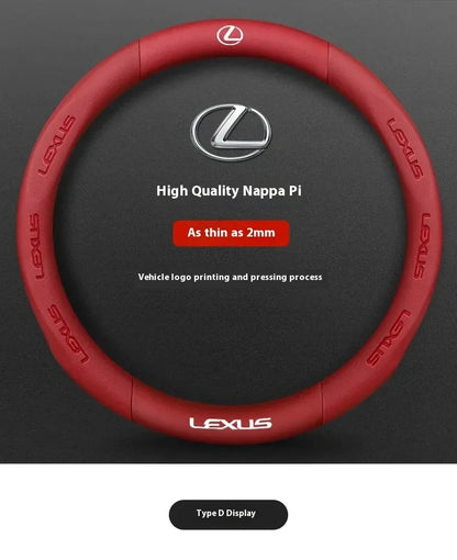 Lexus ES RX NX IS GS Suede Carbon Fiber Steering Wheel Cover - Ventilate Carbon