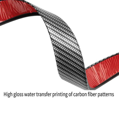 Carbon Fiber Style Car Wheel Fender Arches – Universal Decorative Lip Protectors - 3.5CM-Carbon fiber