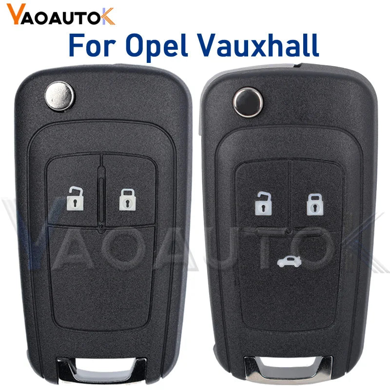 Opel & Vauxhall Remote Key Shell — Corsa, Astra, Zafira, HU100