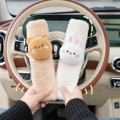 2PCS Kids Seatbelt Shoulder Pads - Universal Cute Animal Car Covers