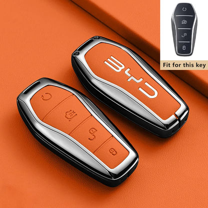 Zinc Alloy Key Case for BYD Tang L EV DM DMi Remote Fob Protection