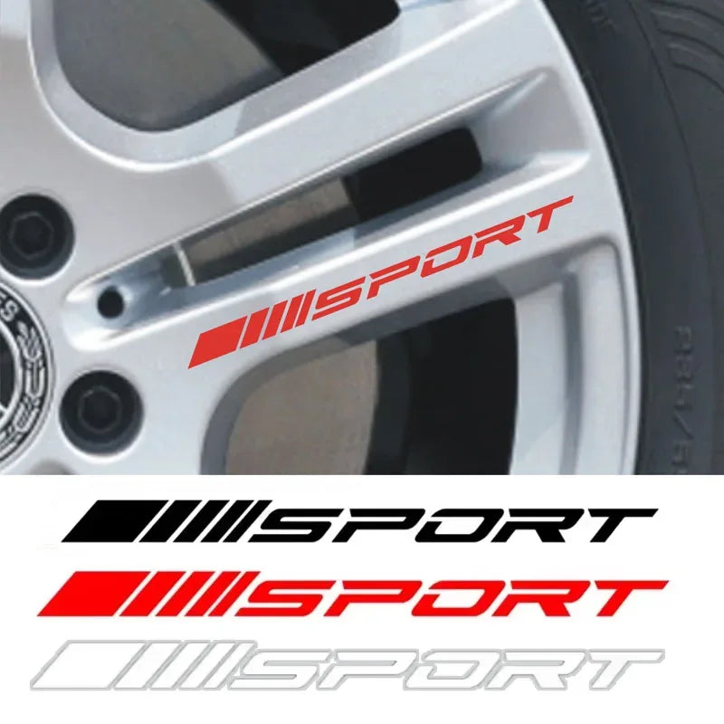 Ppf Sticker Sport Rims Sporty 4Pcs DIY wheel stickers for cars, SUVs & trucks. – Carmoods.com