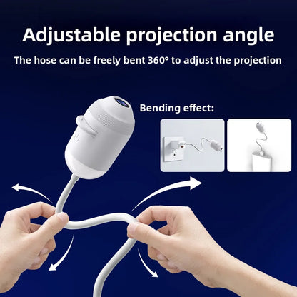 USB Starry Sky Car Projector Light with Adjustable Angle