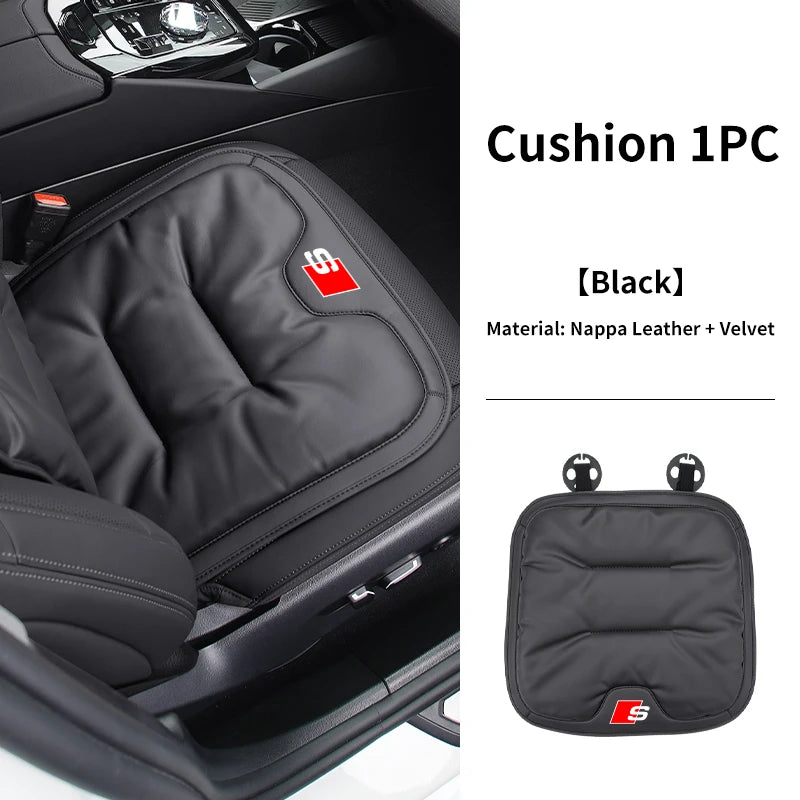 Audi Seat Covers | Universal Front & Rear Cushion Protectors - Cushion Mocha Brown