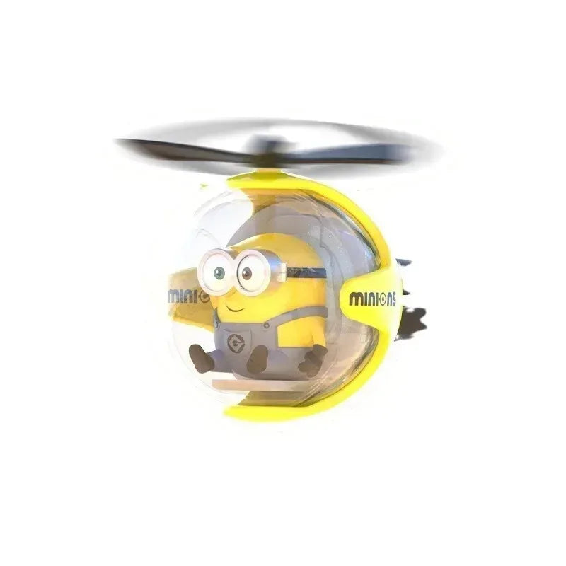 Minions Cartoon Car Air Freshener Rotating Propeller Outlet Fragrance Magnetic Design Auto Accessories Interior Perfume gift - A