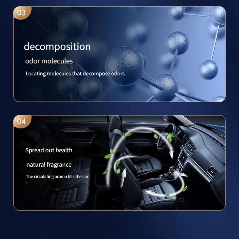 BYD Car Cup Holder Solid Balm Air Freshener