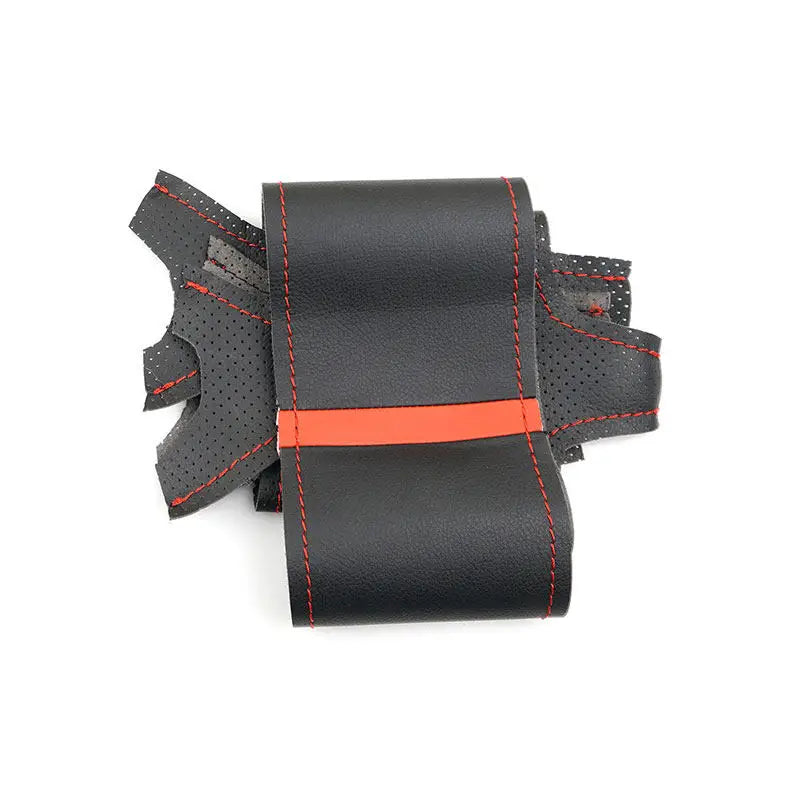 RAM Microfibre Steering Wheel Cover - Red Line-Red Strip