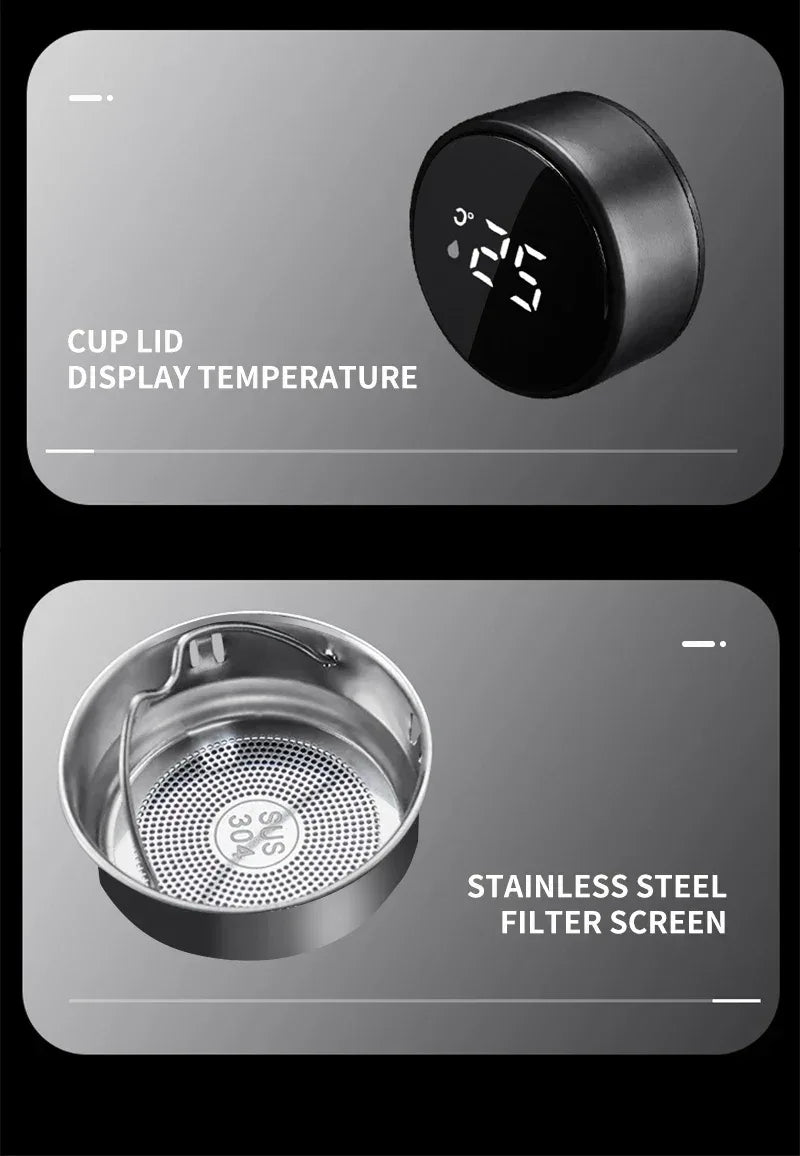 Renault Smart Thermos Bottle 500ml - Black