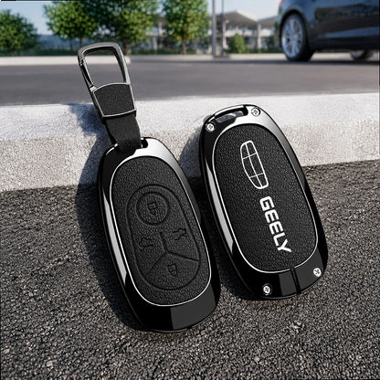 Geely EX2 Proton e.MAS 5 4-button metal key cover - detail view