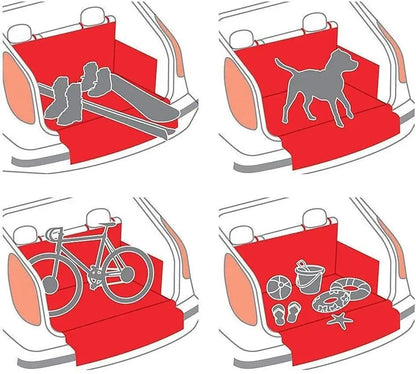 Dog Car Seat Cover for SUV – Wear-Resistant, Waterproof & Portable Liner Protector - 