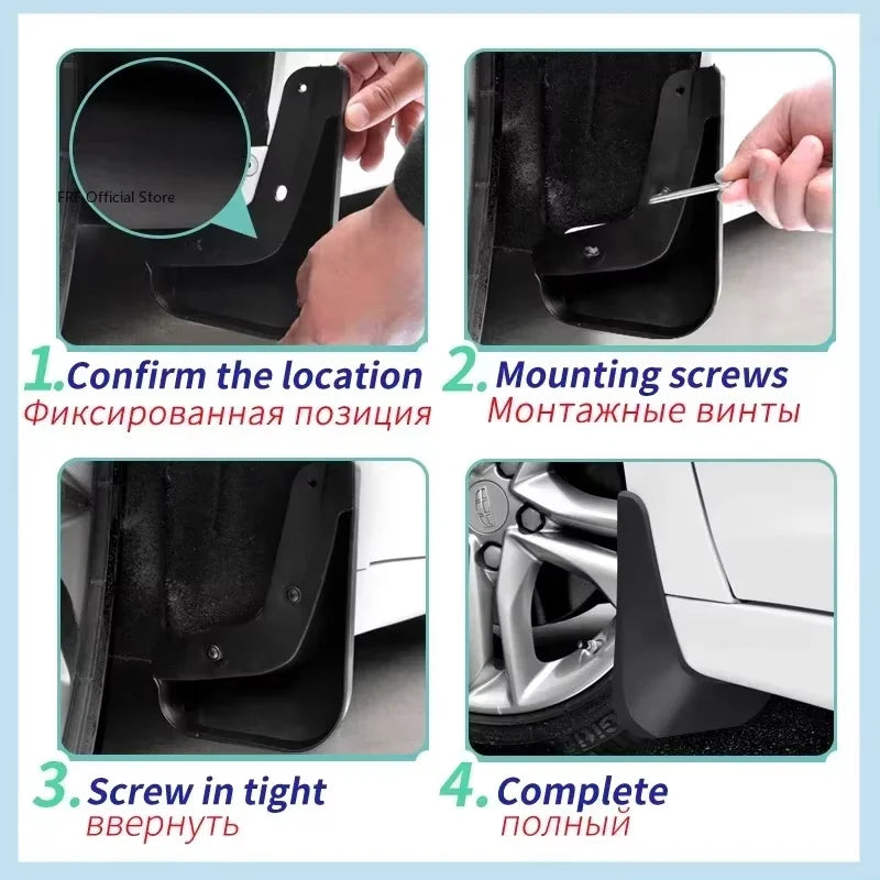 BYD Ti7 Mud Flaps and Splash Guards