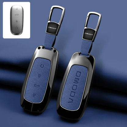 Zinc Alloy Leather Car Key Case Chery Omoda C7 2025 2026 Cover