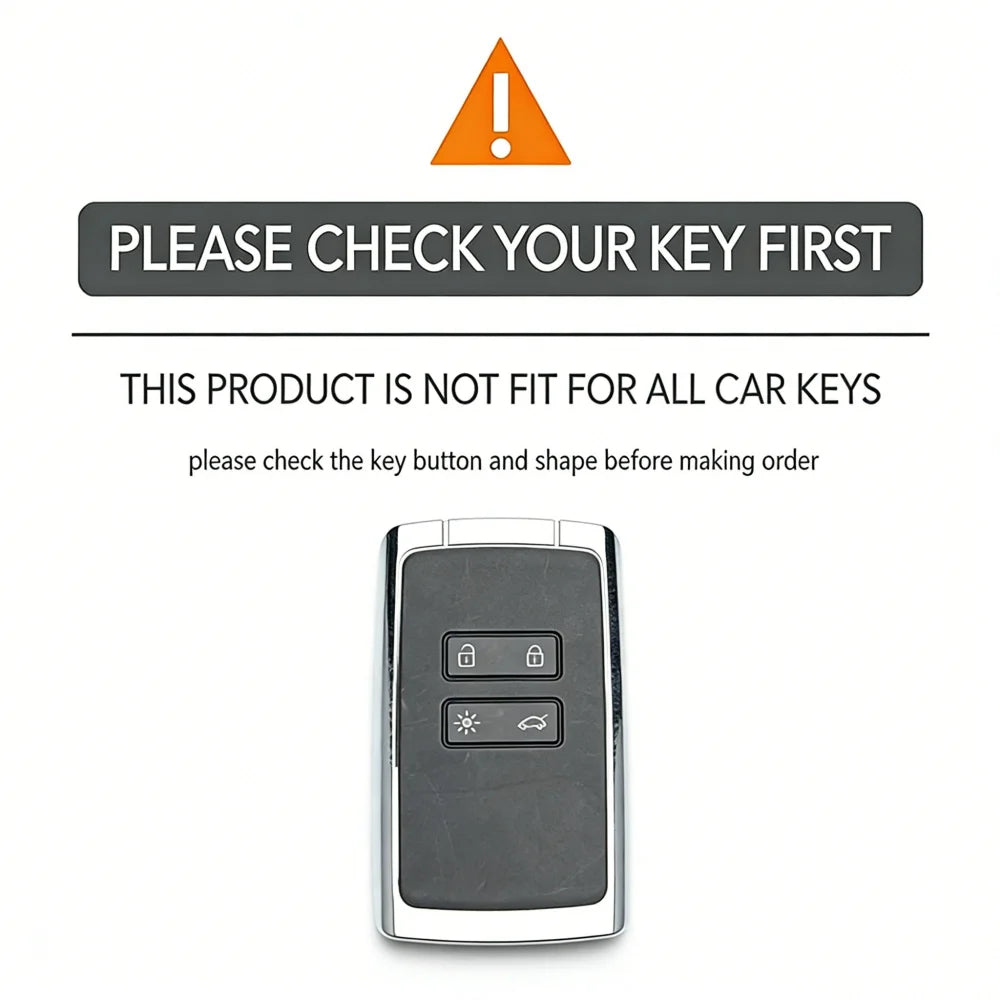 Renault & Dacia Card Key Cover — Clio, Captur, Megane, Duster