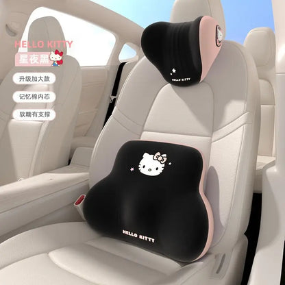 Sanrio Hello Kitty Kuromi & My Melody Car Headrest & Lumbar Pillow