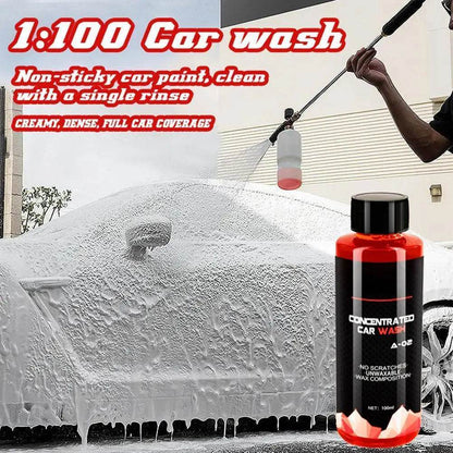 Super Foam Car Wash Liquid – High Concentration Cleaning Formula for Auto Detailing - 100ml