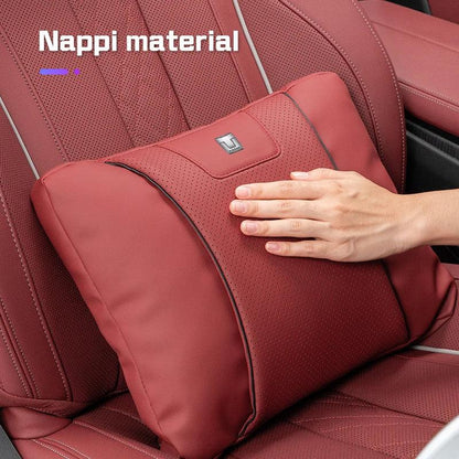 GWM Tank Suede Neck Pillow & Lumbar Support - White Neck Pillow