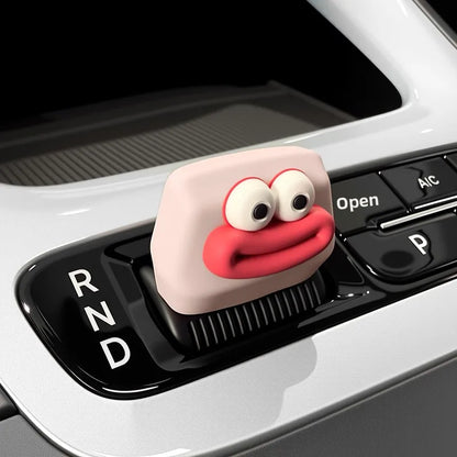 Geely EX2 / Proton e.MAS 5 Silicone Gear Shift Cover - Geely star wish-pink peach [red-sausage mouth] handlebar cover / Ge…