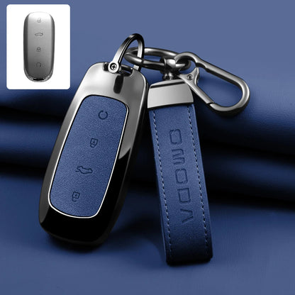 Zinc Alloy Leather Car Key Case Chery Omoda C7 2025 2026 Cover