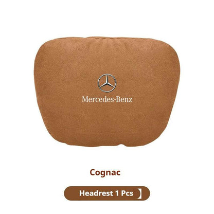 Mercedes-Benz Neck Pillow & Lumbar Support Cushion | For A B C E S V R-Class, CLA, GLA, GLB, GLC, GLE, SLK, A45, C43 - 