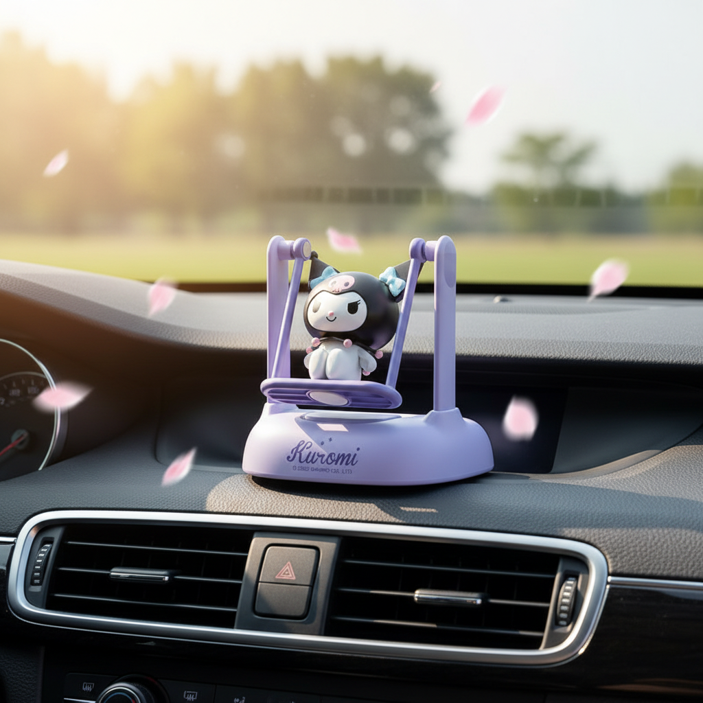 Hello Kitty & Kuromi Solar Car Air Freshener