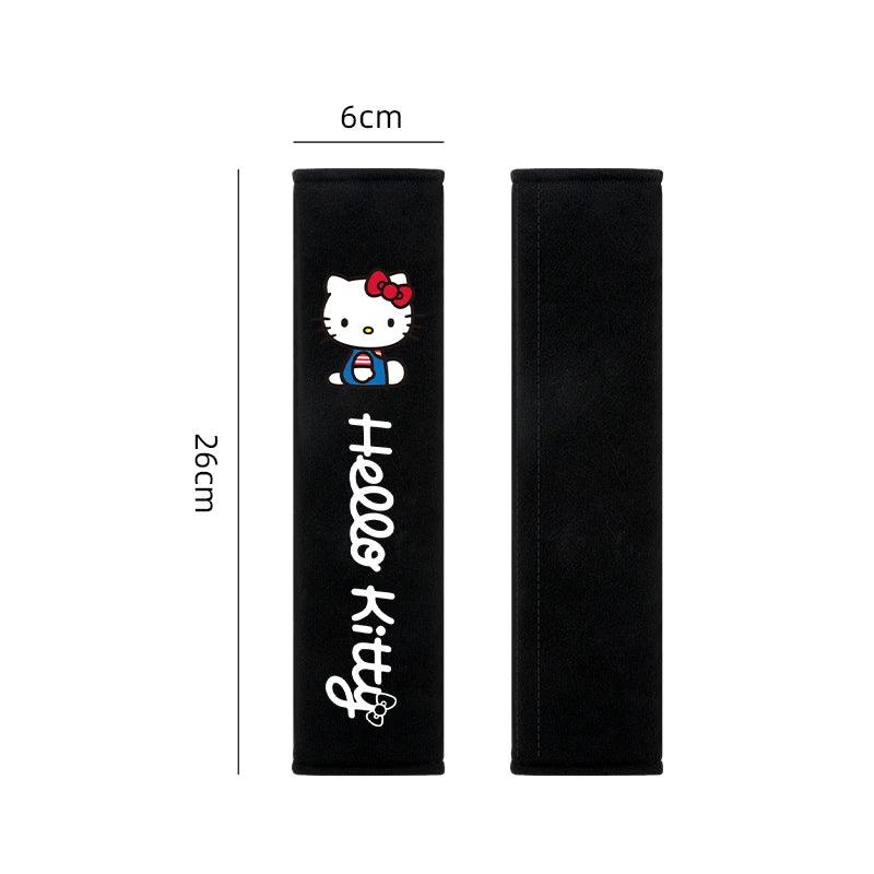 Hello Kitty Soft Car Seat Belt Covers 2Pcs Universal Shoulder Pads