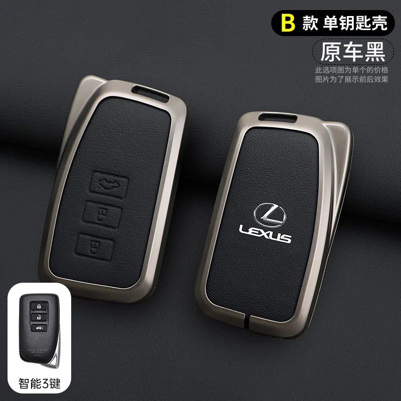 Zinc Alloy Car Key Case Cover for Lexus NX GS RX IS ES GX LX RC Models