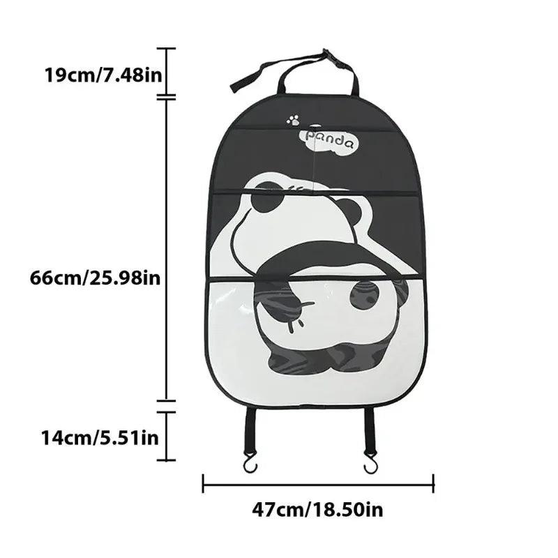 Waterproof Leather Car Seat Back Protector Anti-Kick Pad Kids Mat
