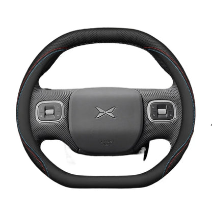 XPeng Twin-Stitch Double-D Steering Wheel Cover