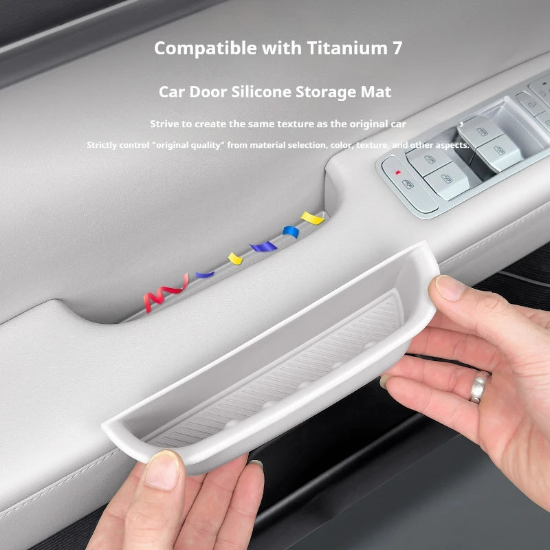 BYD Ti7 Door Handle Storage Box and Rear Bin