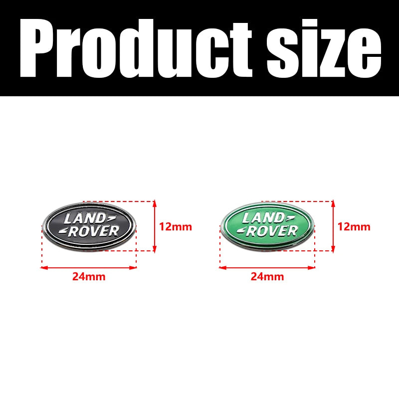 24MM Land Rover Logo Remote Key Emblem Sticker Range Rover Evoque