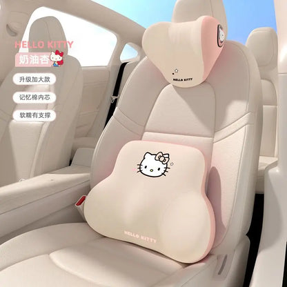 Sanrio Hello Kitty Kuromi & My Melody Car Headrest & Lumbar Pillow