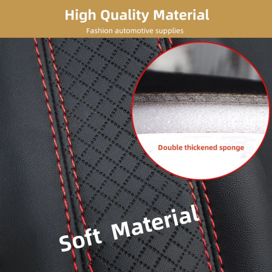 Leather Seat Belt Shoulder Pads – Breathable Safety Covers & Cushion Protection - 1