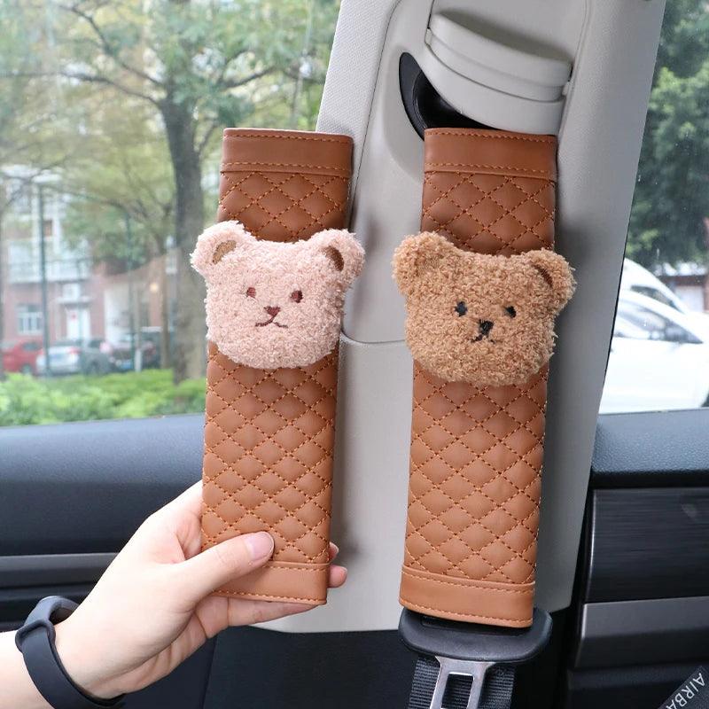 Children's Bear Car Seatbelt Cushion Cover