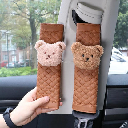 Children's Bear Car Seatbelt Cushion Cover