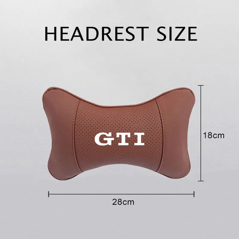 Volkswagen Leather Headrest Pillow