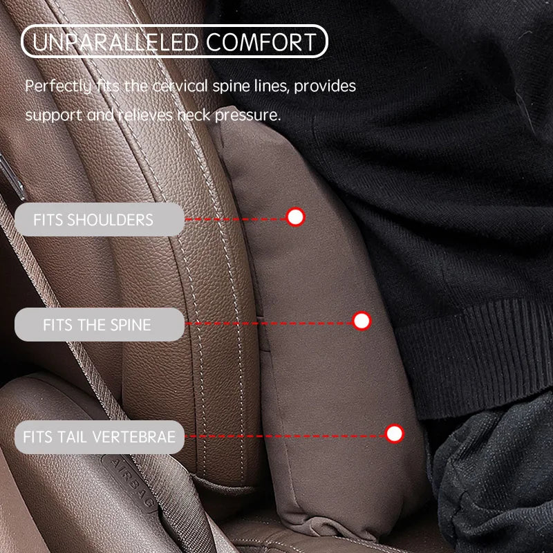 GWM ORA Car Neck Headrest & Lumbar Support Pillow Set