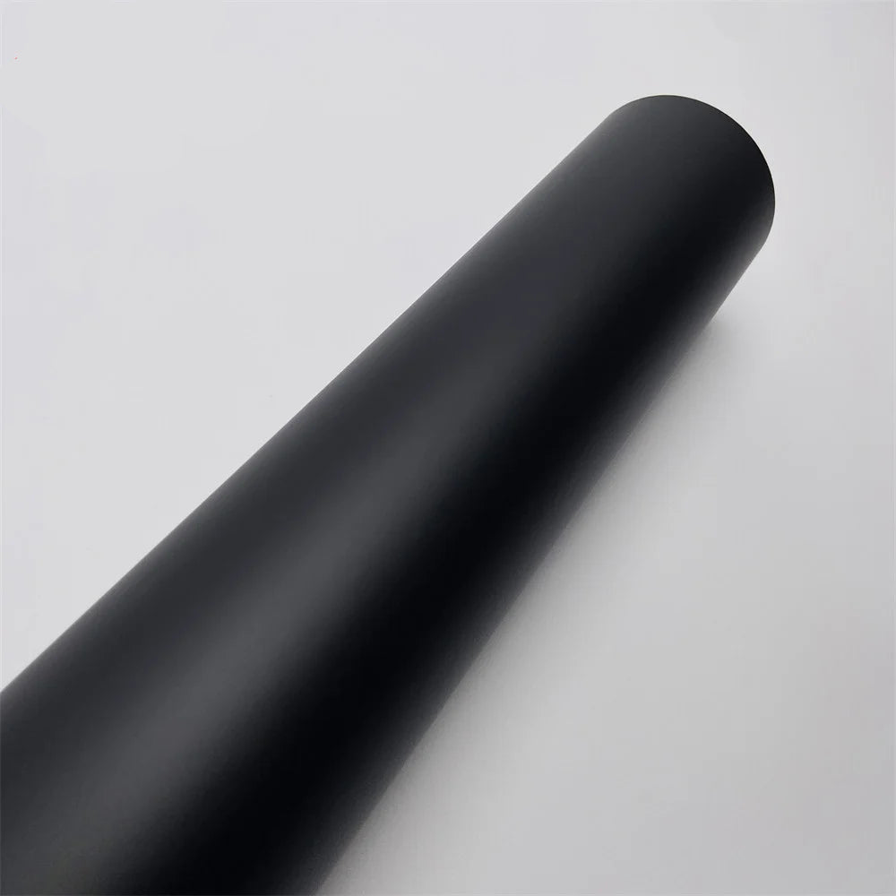 Matte Black Vinyl Wrap Film Anti-Scratch Color Change Decal for Cars and Motorcycles