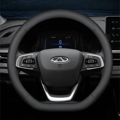 Ultra-Thin Leather Universal Steering Wheel Cover