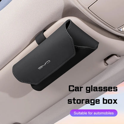 BYD Song Plus Atto 3 Han Tang Qin Leather Car Sunglasses Holder Clip
