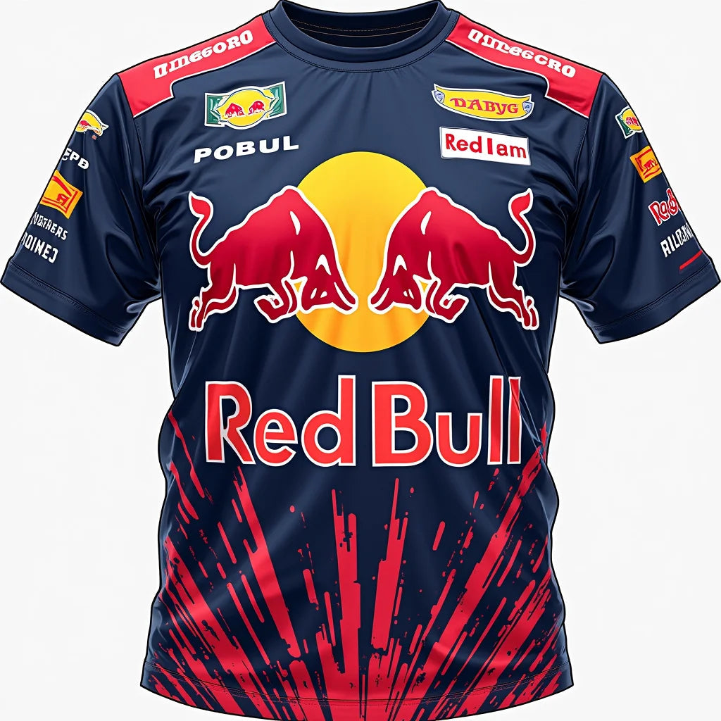 Red Bull Racing T-Shirt 2025 – Men’s 3D Formula 1 Tee - HN-T-shirt-966 / XXS