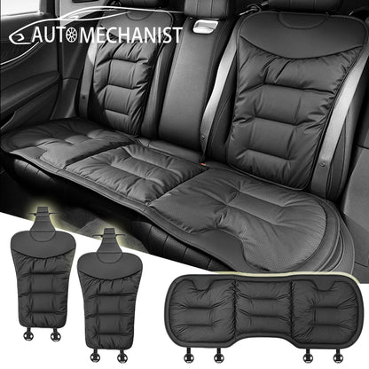 AUTOMECHANIST Nappa Leather Car Seat Covers Universal 5-Seat Set